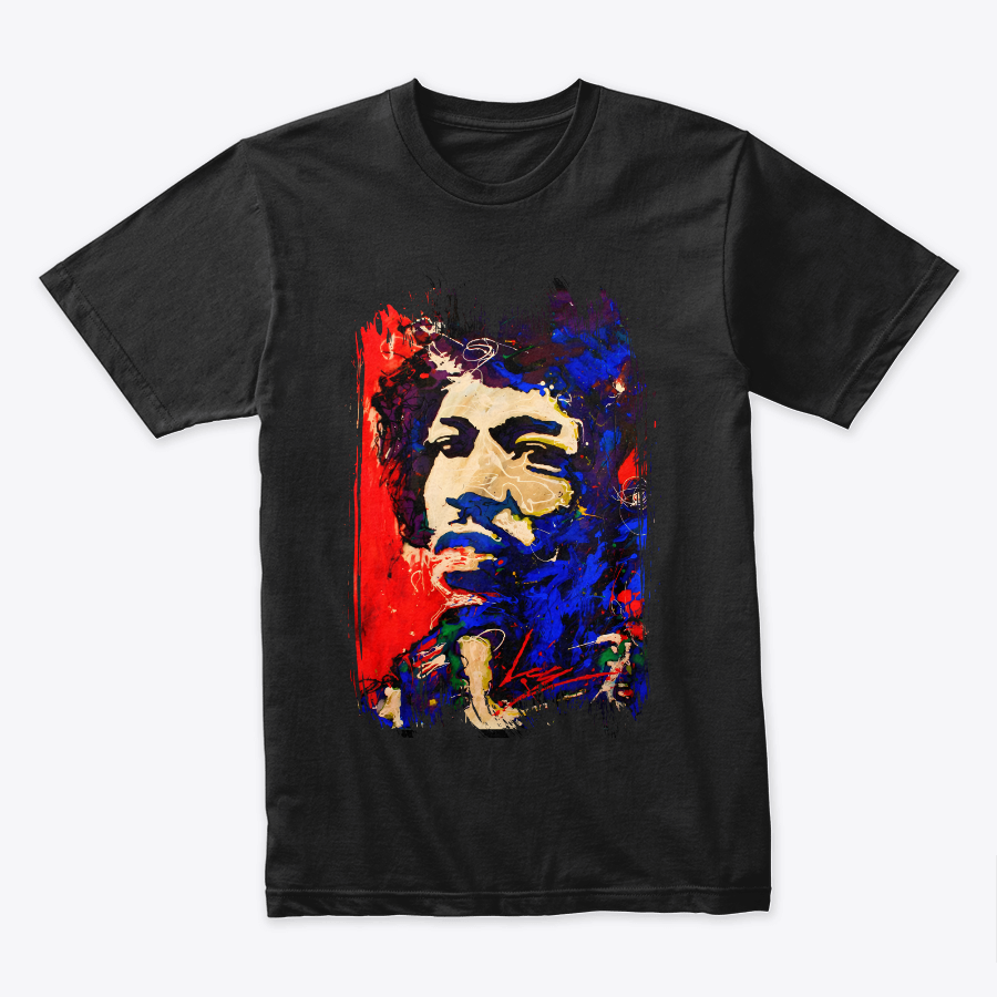 Camiseta Jimmy Hendrix paint Art