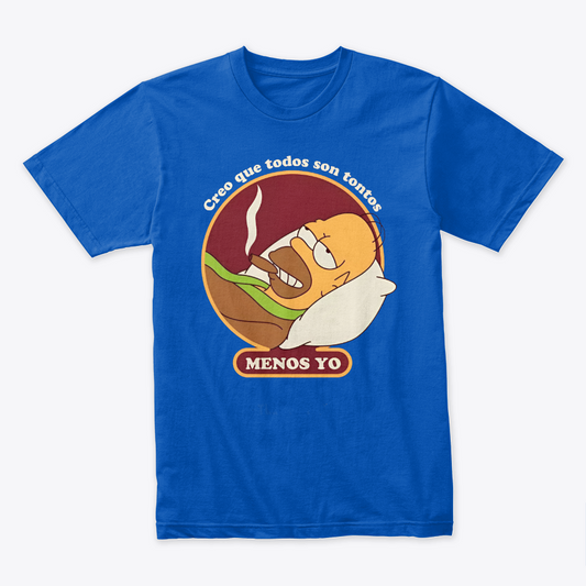Camiseta Algodon Homero Man Poster