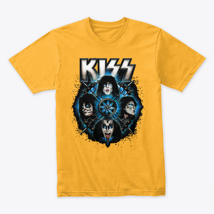 Camiseta algodon Kiss Faces Tribe