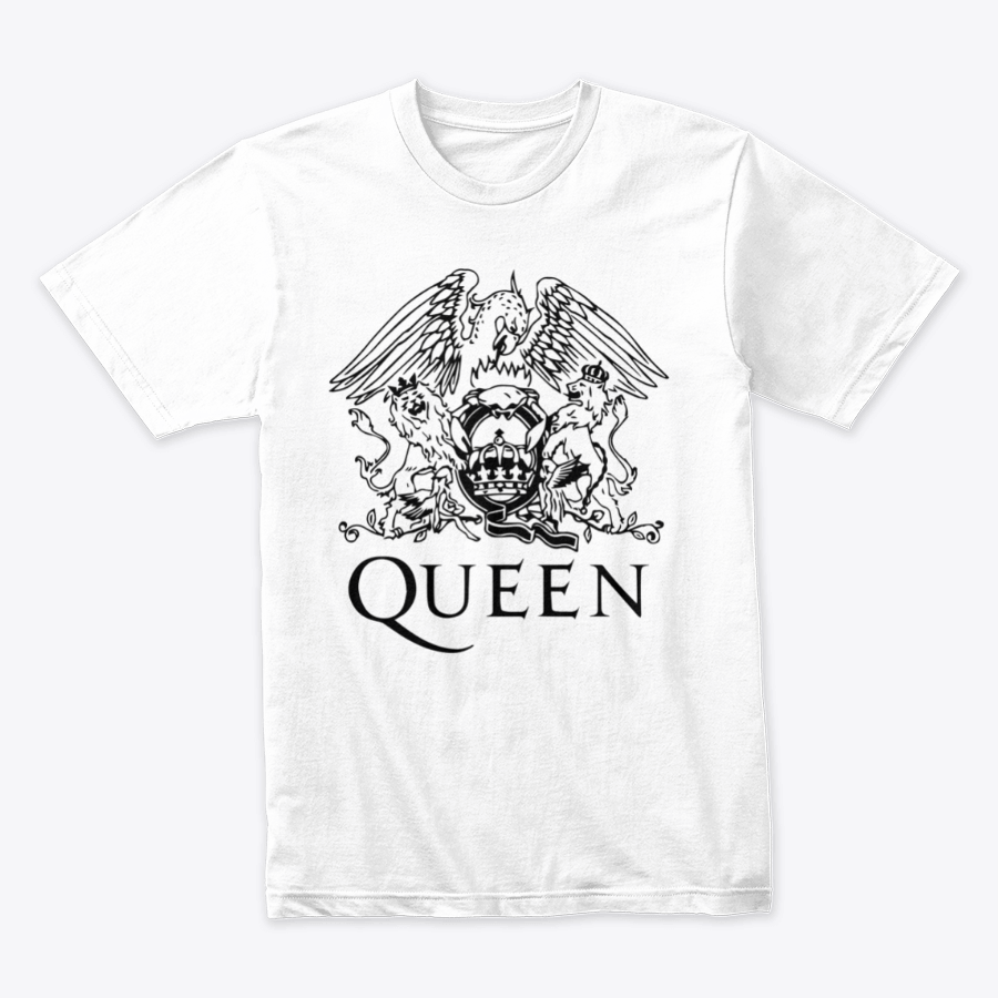 Camiseta Algodon Queen Logo Rock Style