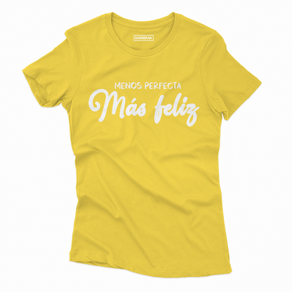 Camiseta "más feliz" Karisma Para Mujer