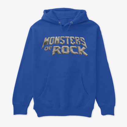 Buzo Capota Monsters Of Rock Logo Doble Estampado