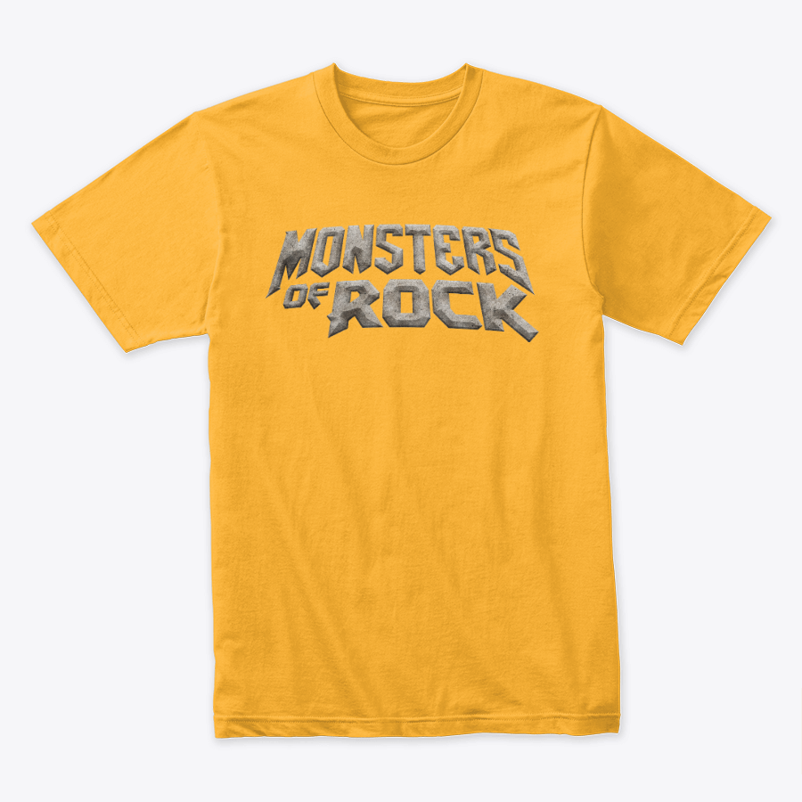 Camiseta Algodon Monsters Of Rock Doble Estampado