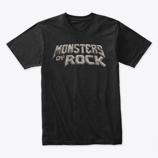 Camiseta Algodon Monsters Of Rock Doble Estampado