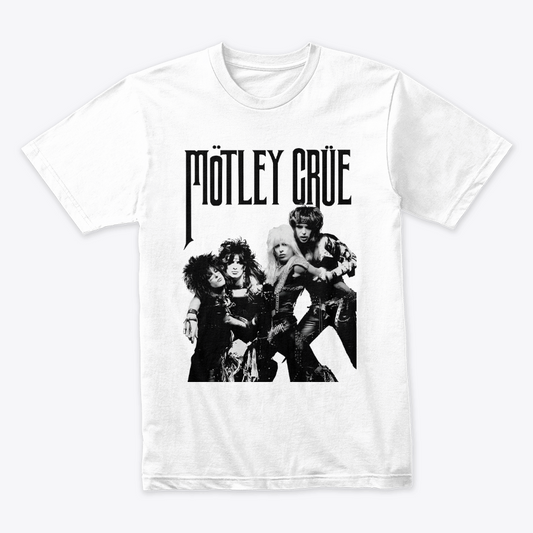 Camiseta Motley Crue Band Vintage style Doble Estampado