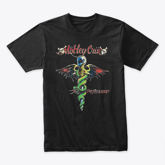 Camiseta Motley Crue Dr. FeelGood Logo Doble estampado