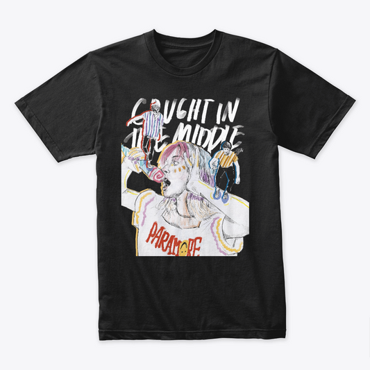 Camiseta Algodon Paramore Caught in the Middle