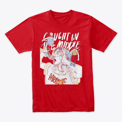 Camiseta Algodon Paramore Caught in the Middle