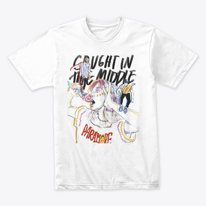 Camiseta Algodon Paramore Caught in the Middle