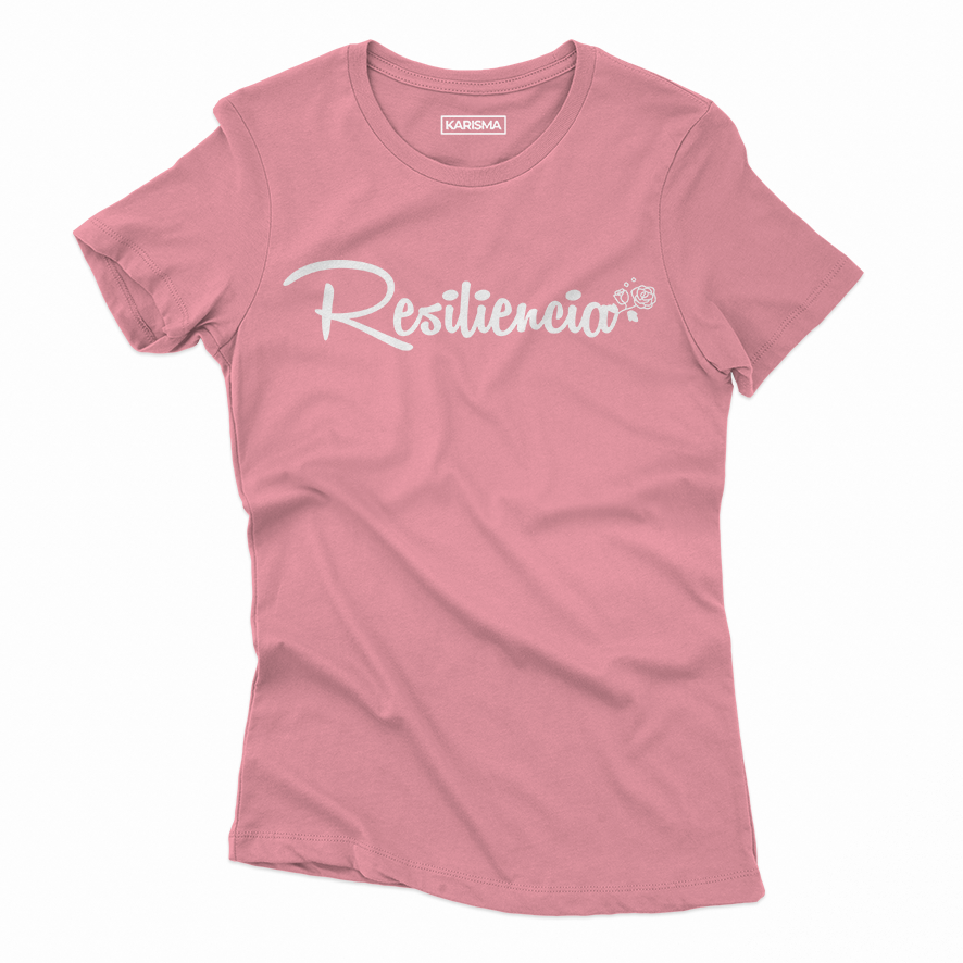 Camiseta Resilencia flor Karisma Para Mujer