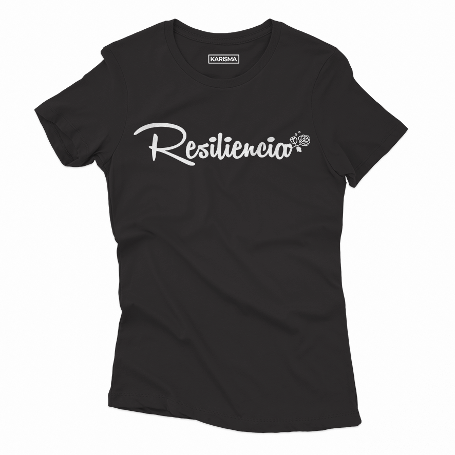 Camiseta Resilencia flor Karisma Para Mujer