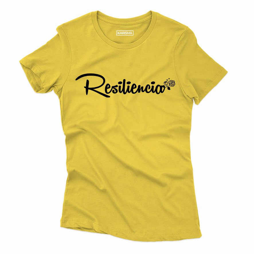 Camiseta Resilencia flor Karisma Para Mujer
