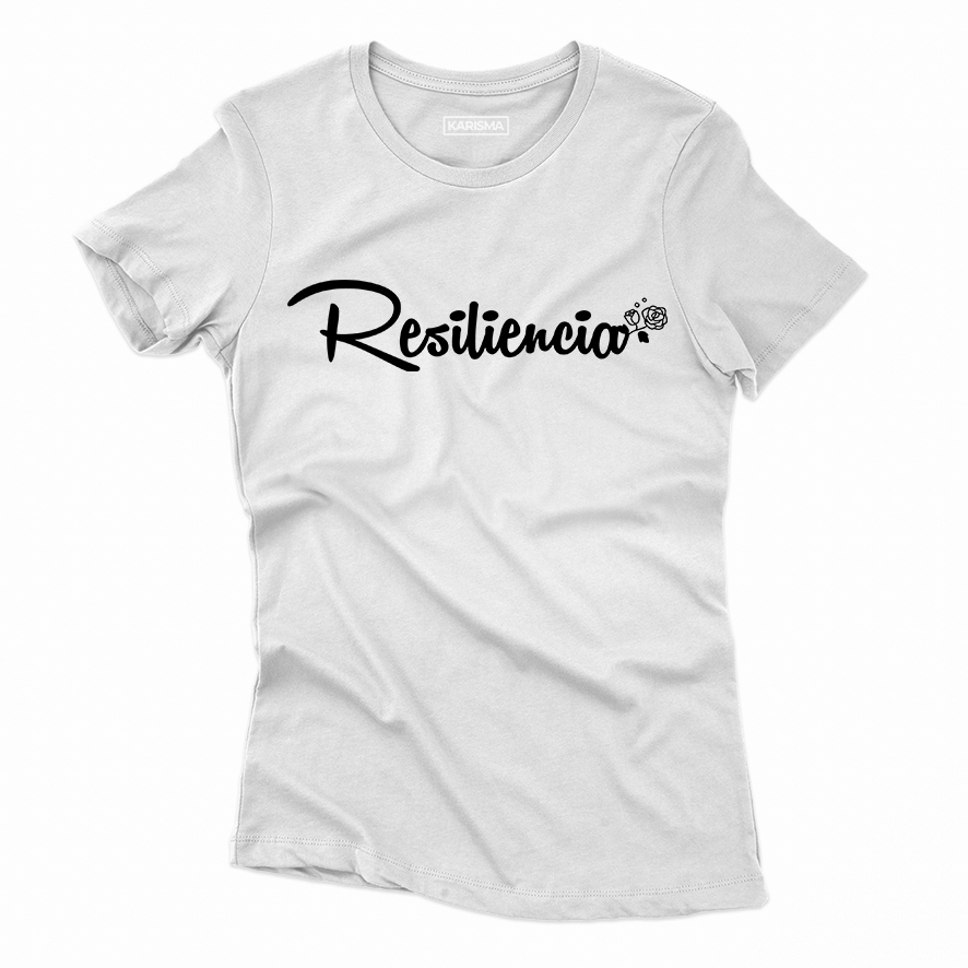Camiseta Resilencia flor Karisma Para Mujer