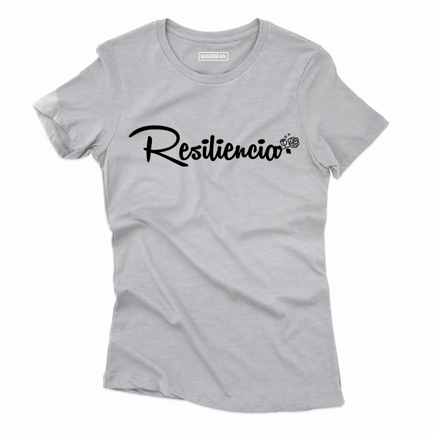Camiseta Resilencia flor Karisma Para Mujer