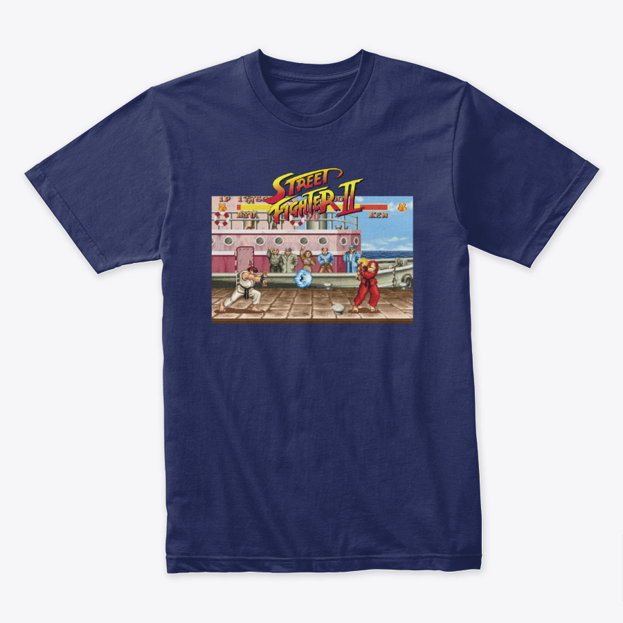 Camiseta Algodon Street Fighter Ryu vs Ken