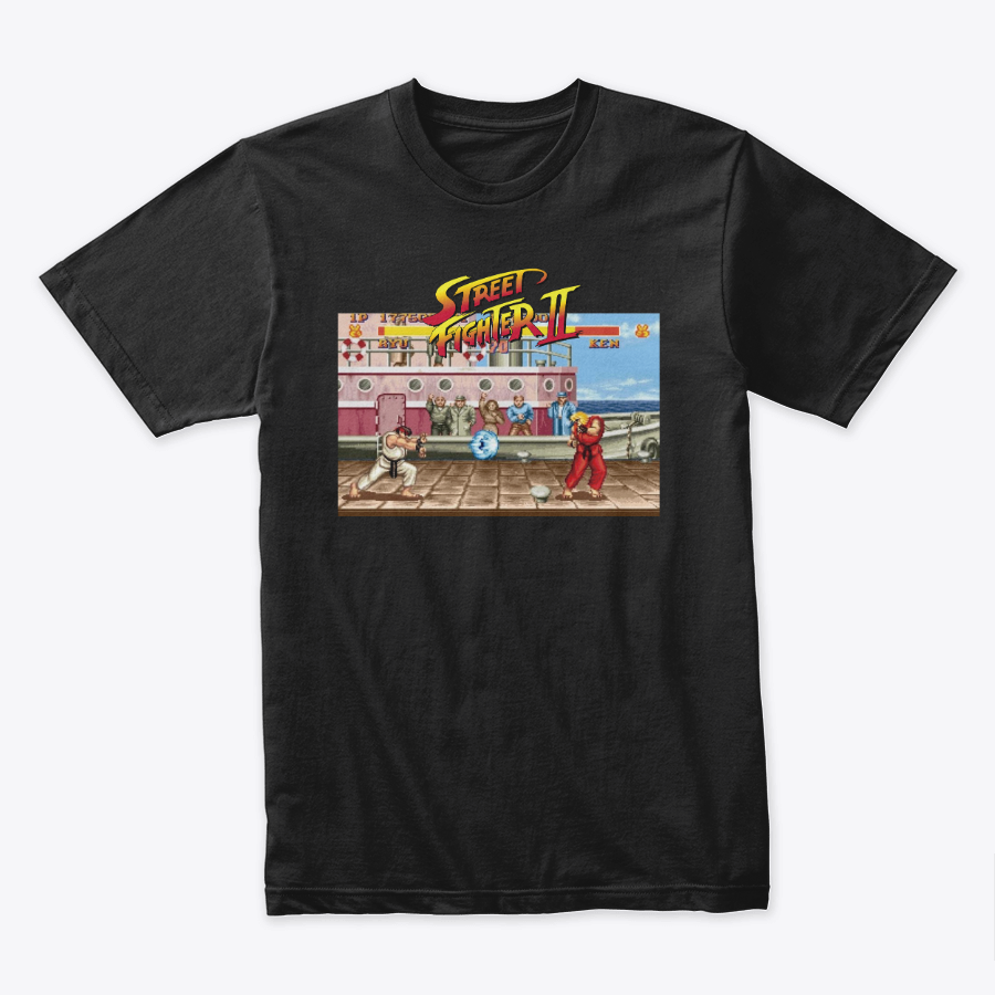 Camiseta Algodon Street Fighter Ryu vs Ken