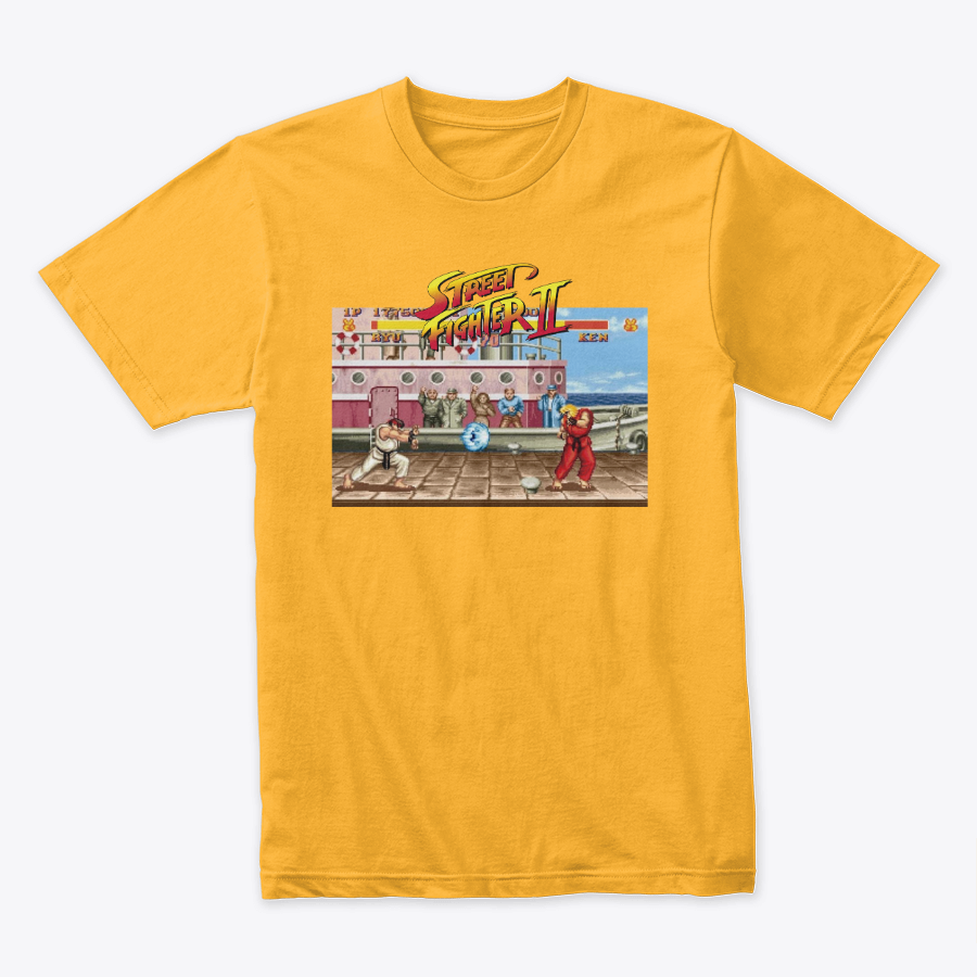 Camiseta Algodon Street Fighter Ryu vs Ken