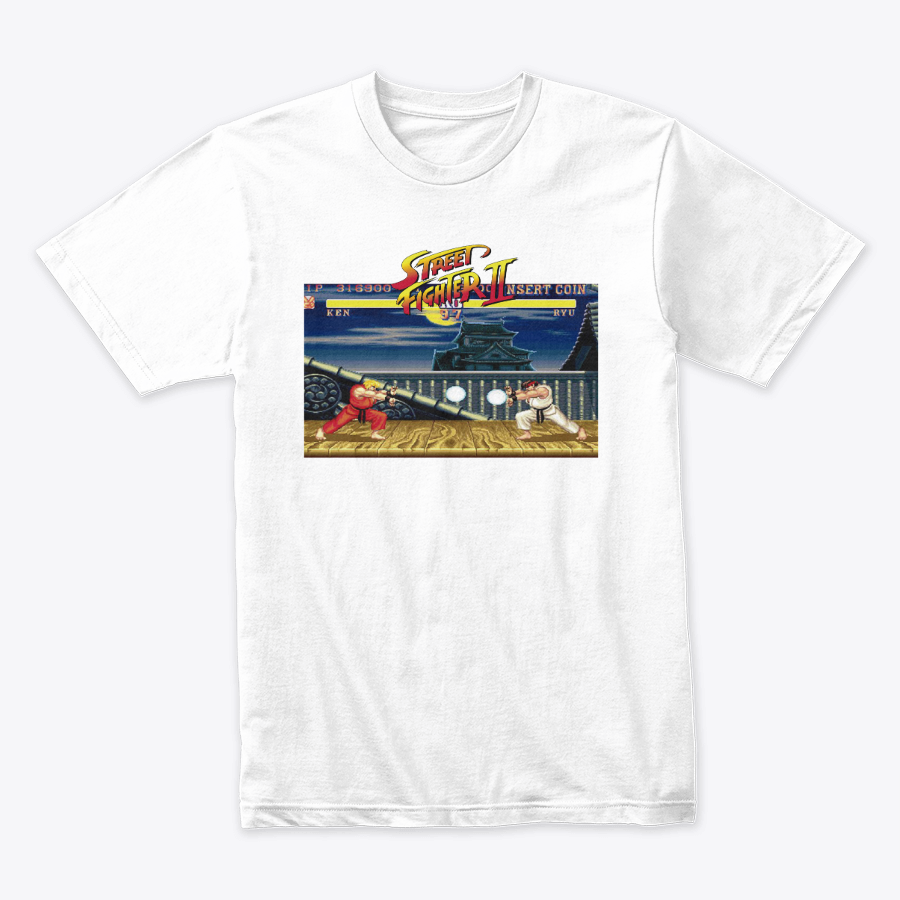 Camiseta Algodon Street Fighter Ken vs Ryu