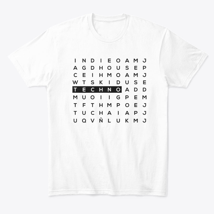 Camiseta Algodón Techno Style Letter Game