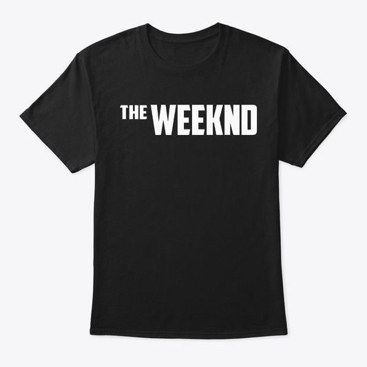 Camiseta Algodon The Weeknd Doble Estampado