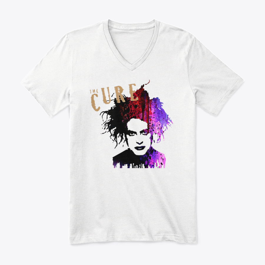 Camiseta The Cure cuello V Rock Style