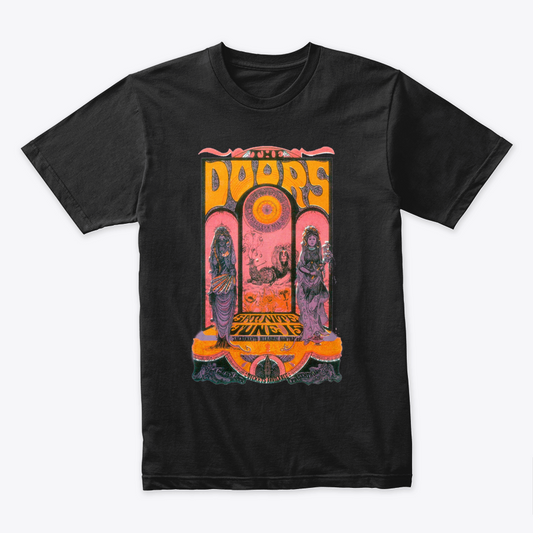 Camiseta Algodon The Doors Art
