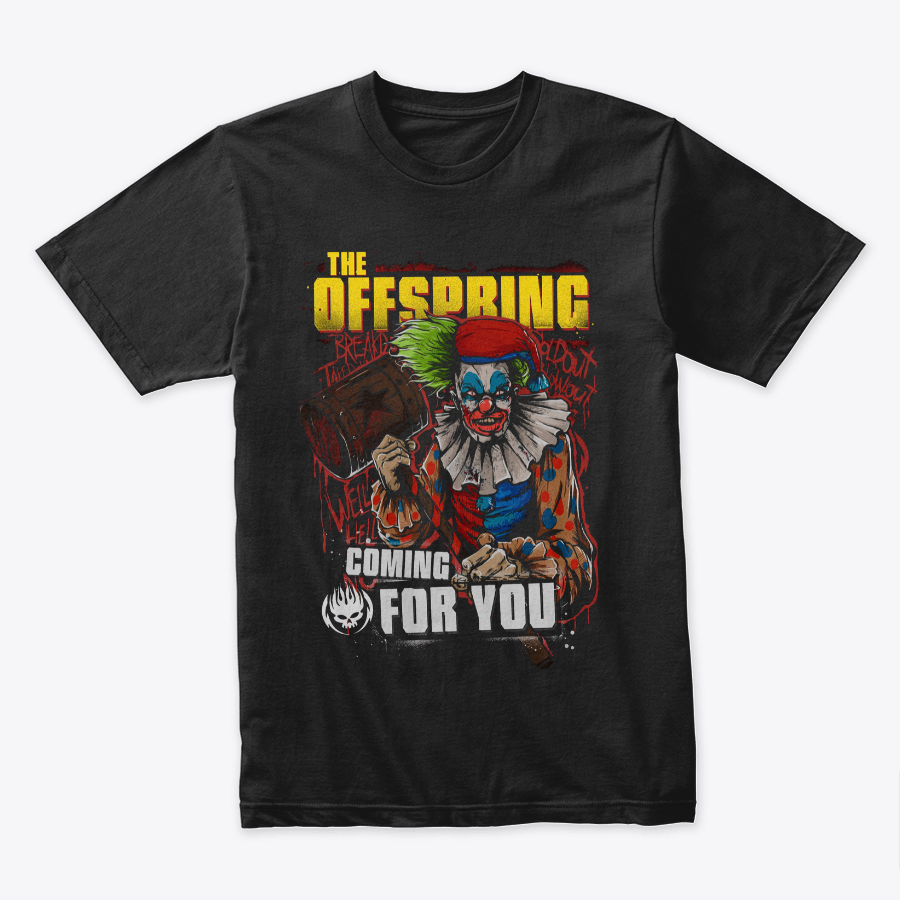 Camiseta Algodón The Offspring Band Coming for you