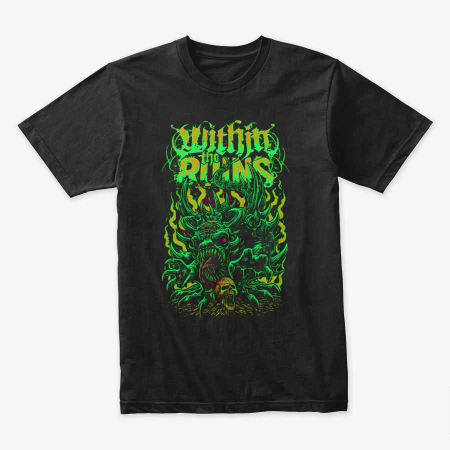 Camiseta Algodon Within the Ruins Monster Poster